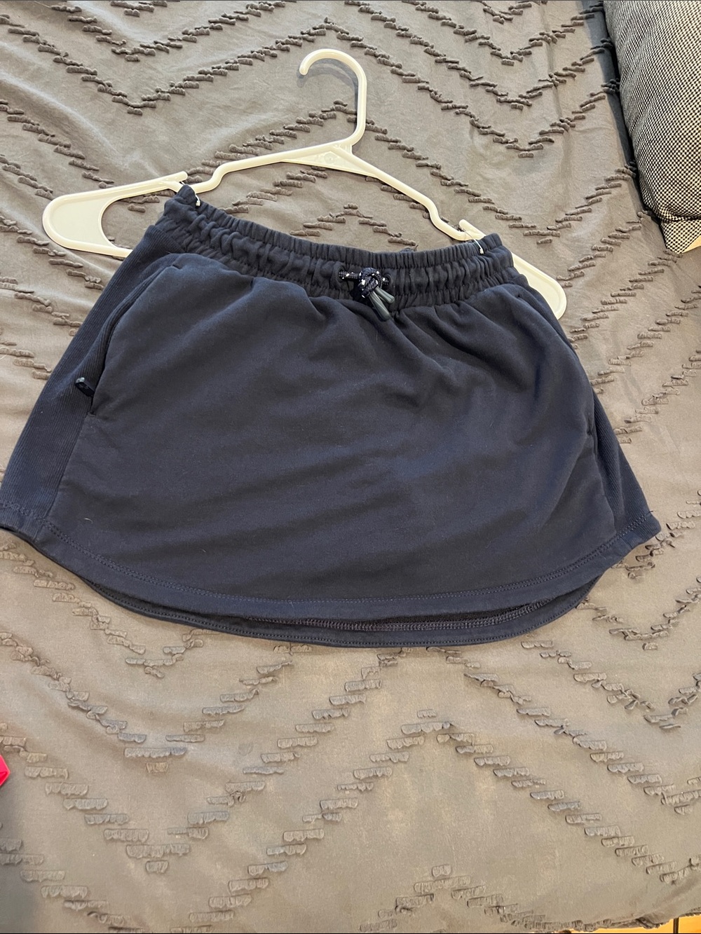 Athleta Navy Athletic Skirt with Drawstring